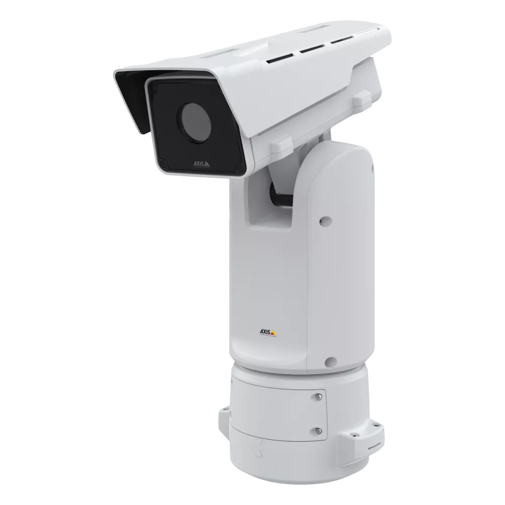 Axis Q21-E - on stand, left angle