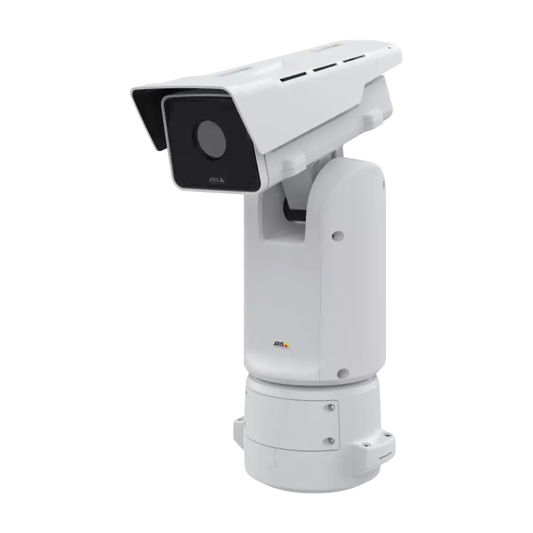 Axis Q21-E - on stand, left angle