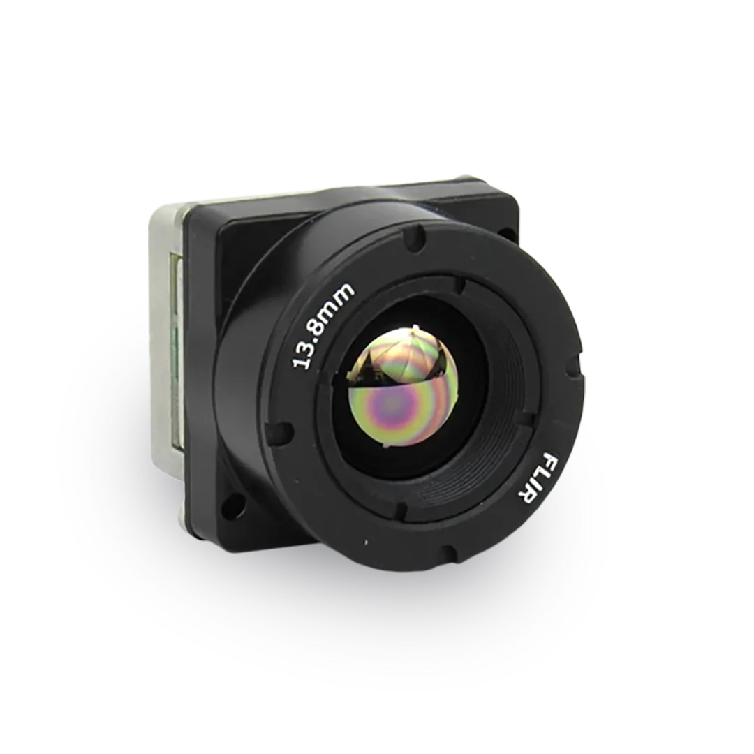 Image of FLIR Boson with Shutter 320 Thermal Resolution, Wide Lens, 16° FOV, 13.8mm Slow Frame Rate Consumer Grade used in thermal imaging applications.