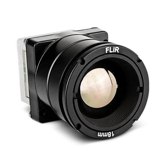 Image of FLIR Boson with Shutter 320 Thermal Resolution, Narrow Lens, 12° FOV, 18mm EFL - Fast Frame Rate Consumer Grade used in thermal imaging applications.