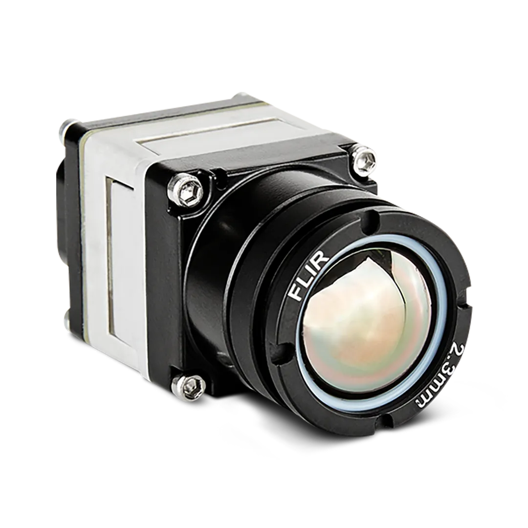 Image of FLIR Boson with Shutter 320 Thermal Resolution, Wide Lens, 92° FOV, 2.3mm Fast Frame Rate Industrial Grade used in thermal imaging applications.