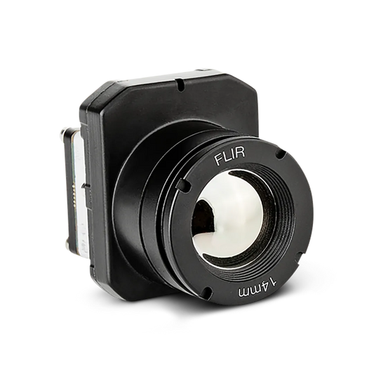 Image of FLIR Boson with Shutter 640 Thermal Resolution, Wide Lens, 32° FOV, 14mm EFL - Fast Frame Rate Industrial Radiometric Grade used in thermal imaging applications.