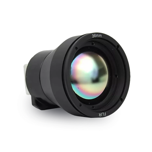Image of FLIR Boson with Shutter 640 Thermal Resolution, Narrow Lens, 12° FOV, 36mm EFL - Fast Frame Rate Consumer Grade used in thermal imaging applications.