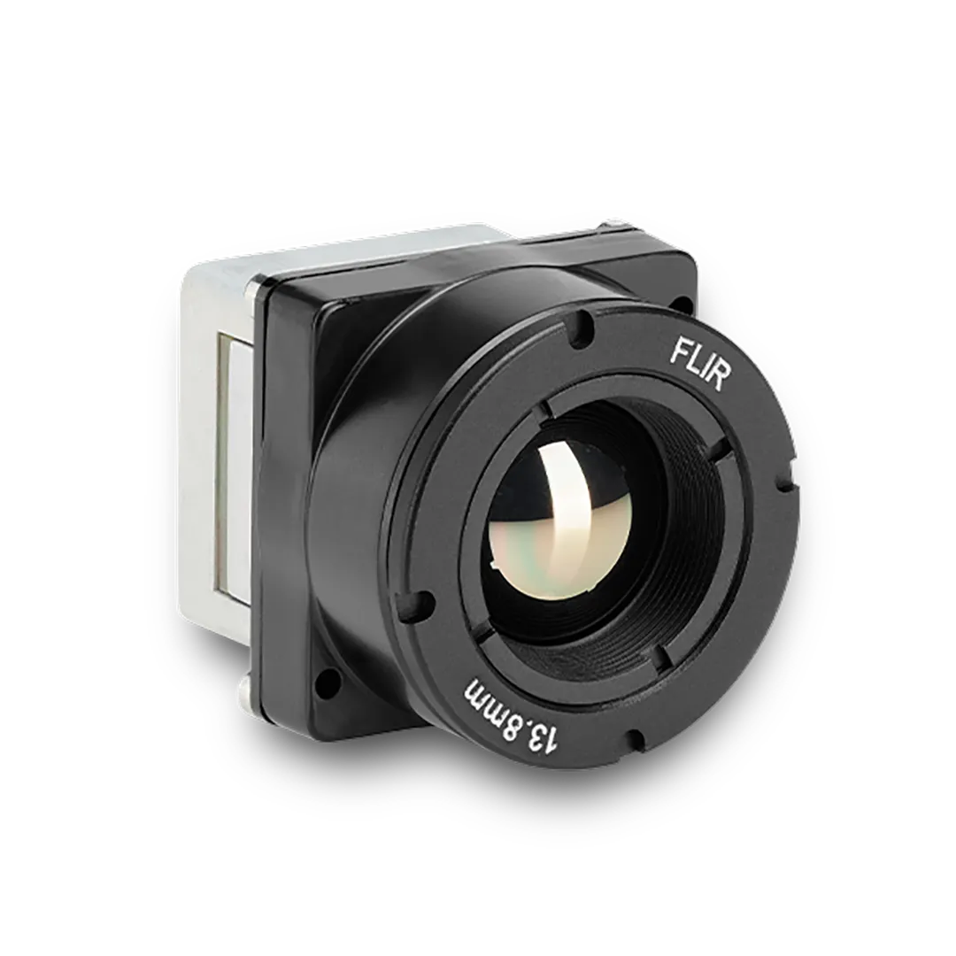 Image of FLIR Boson+ with Shutter 320 Thermal Resolution, Wide Lens, 16° FOV, 13.8mm Fast Frame Rate Industrial Grade used in thermal imaging applications.