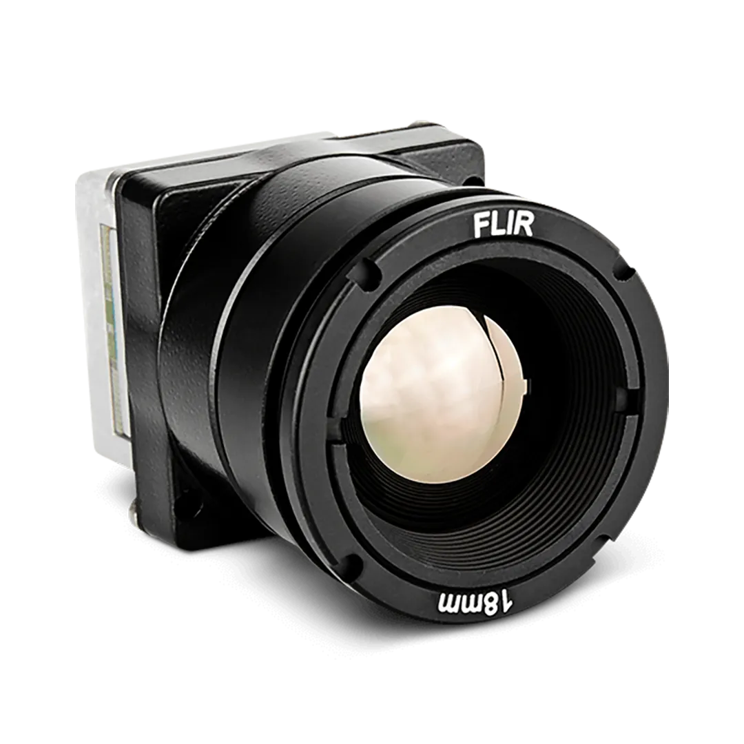 Image of FLIR Boson+ with Shutter 320 Thermal Resolution, Narrow Lens, 12° FOV, 18mm Fast Frame Rate Industrial Grade used in thermal imaging applications.