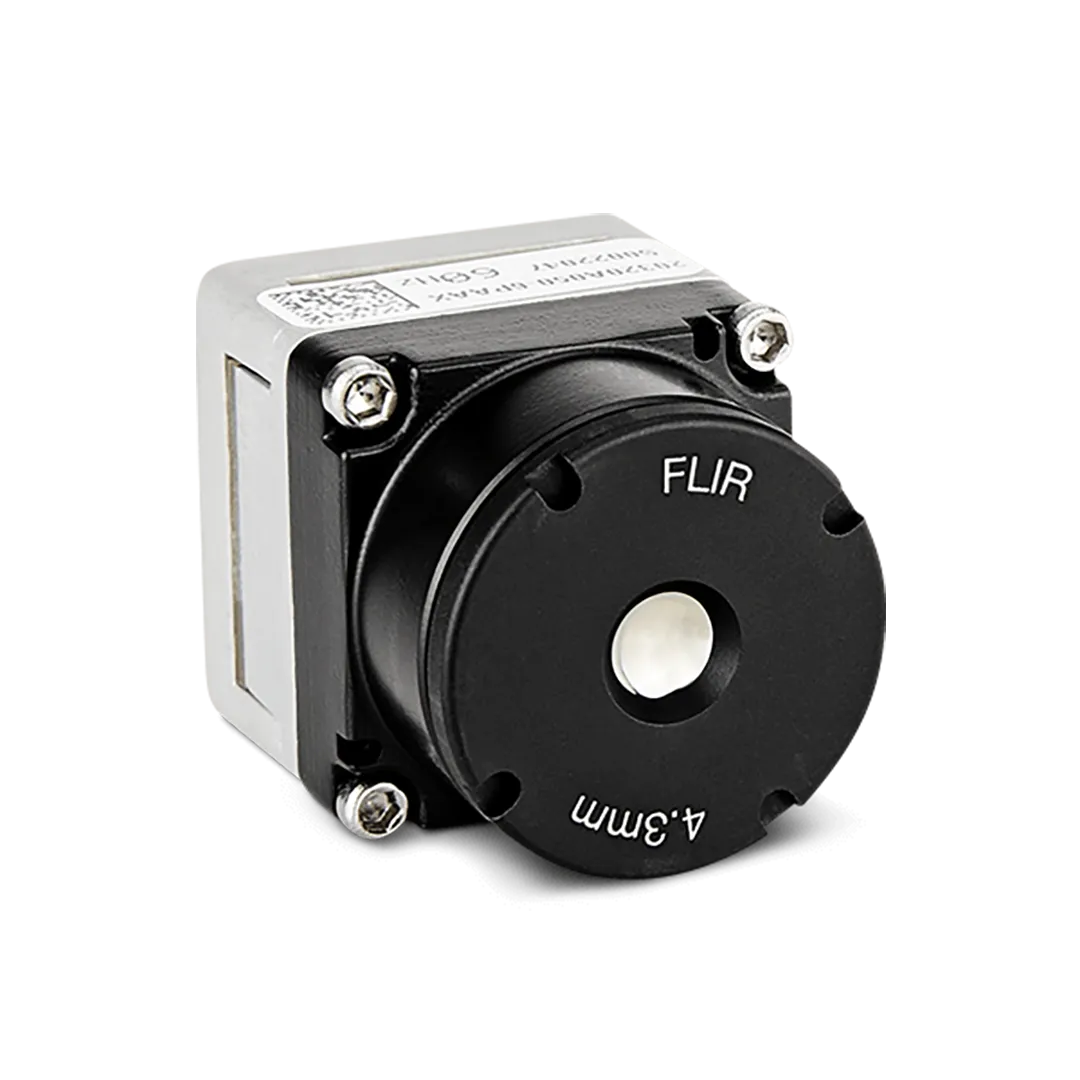 Image of FLIR Boson+ with Shutter 320 Thermal Resolution, Wide Lens, 50° FOV, 4.3mm Fast Frame Rate Industrial Grade used in thermal imaging applications.