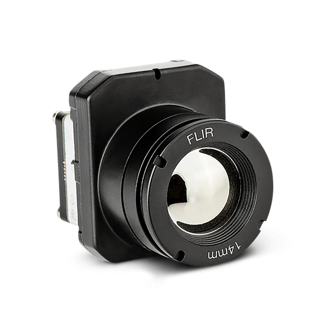 Image of FLIR Boson+ with No Shutter 640 Thermal Resolution, Wide Lens, 32° FOV, 14mm Fast Frame Rate Industrial Grade used in thermal imaging applications.
