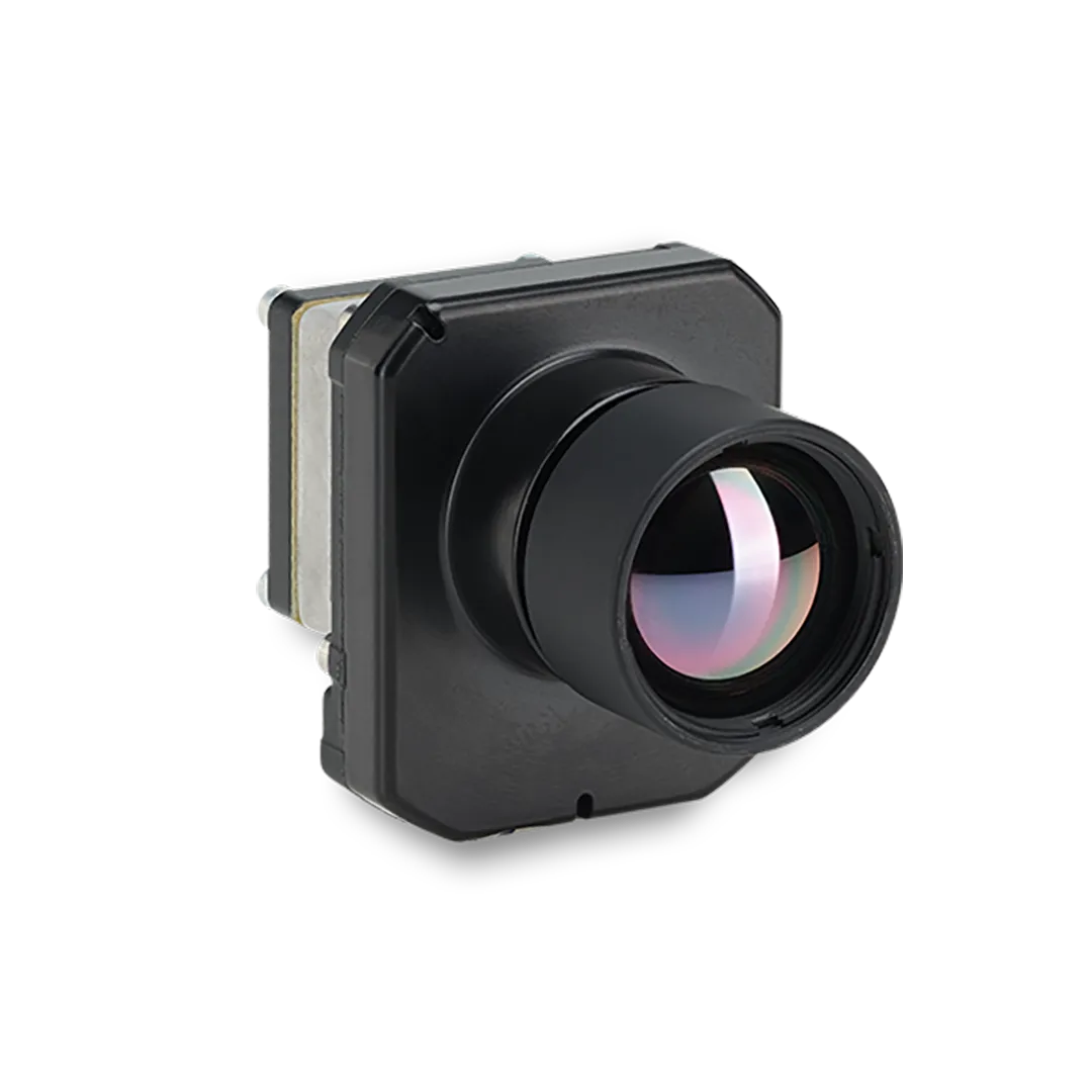 Image of FLIR Boson+ with Shutter 640 Thermal Resolution, Wide Lens, 24° FOV, 18mm Fast Frame Rate Industrial Grade used in thermal imaging applications.