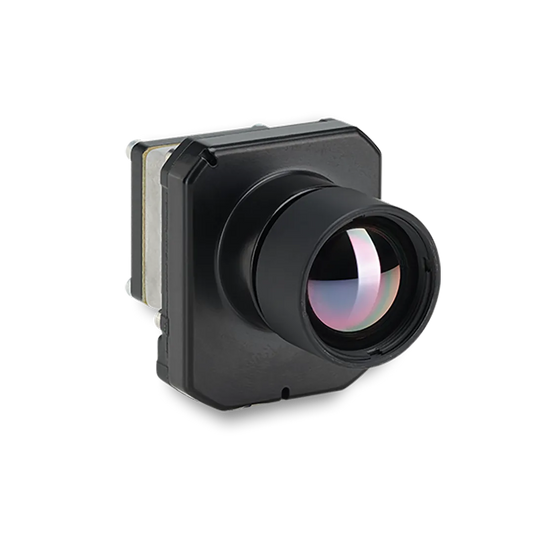 Image of FLIR Boson+ with Shutter 640 Thermal Resolution, Wide Lens, 24° FOV, 18mm Fast Frame Rate Industrial Grade used in thermal imaging applications.