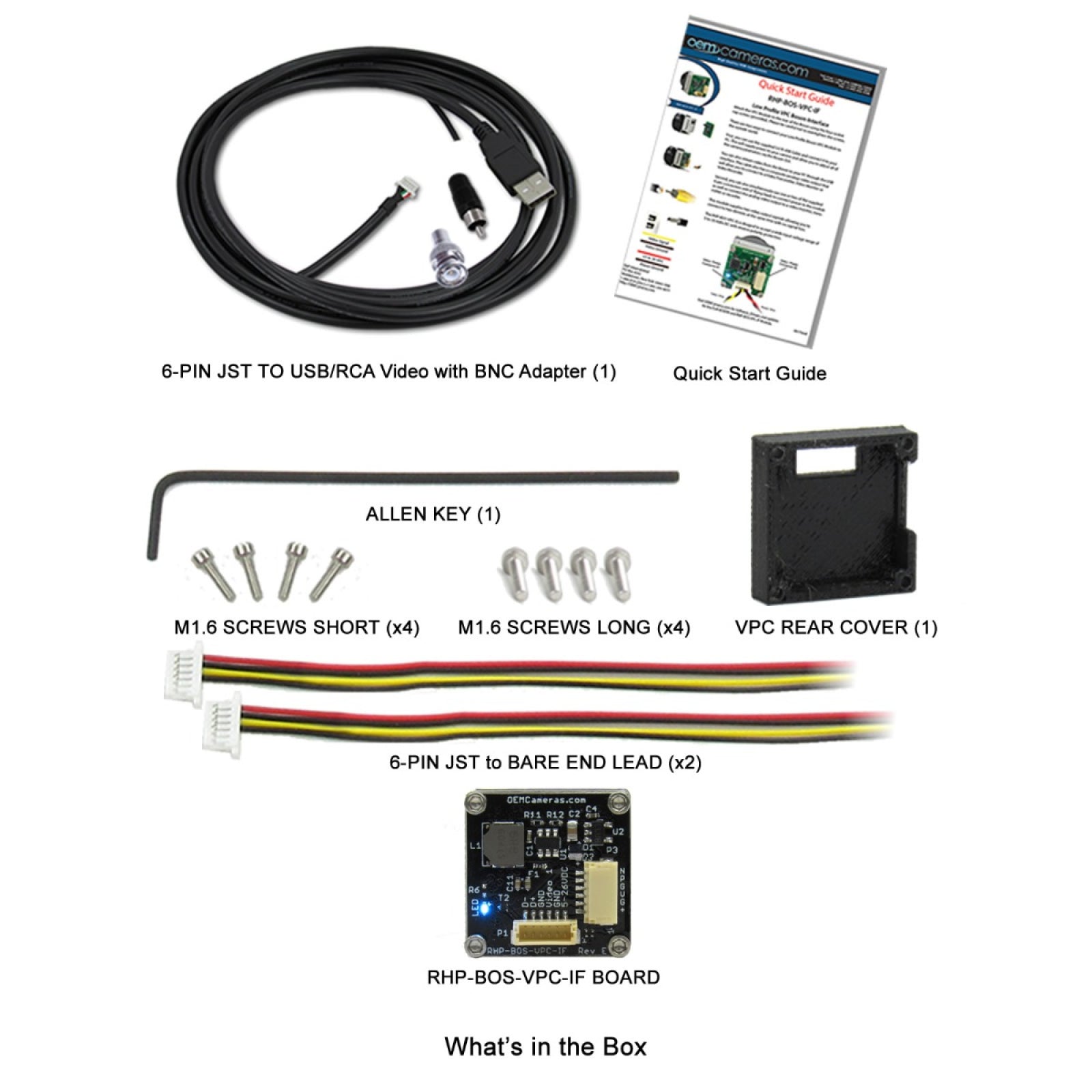 Low Profile BOSON VPC Interface Module with optional EXT. Sync in/out