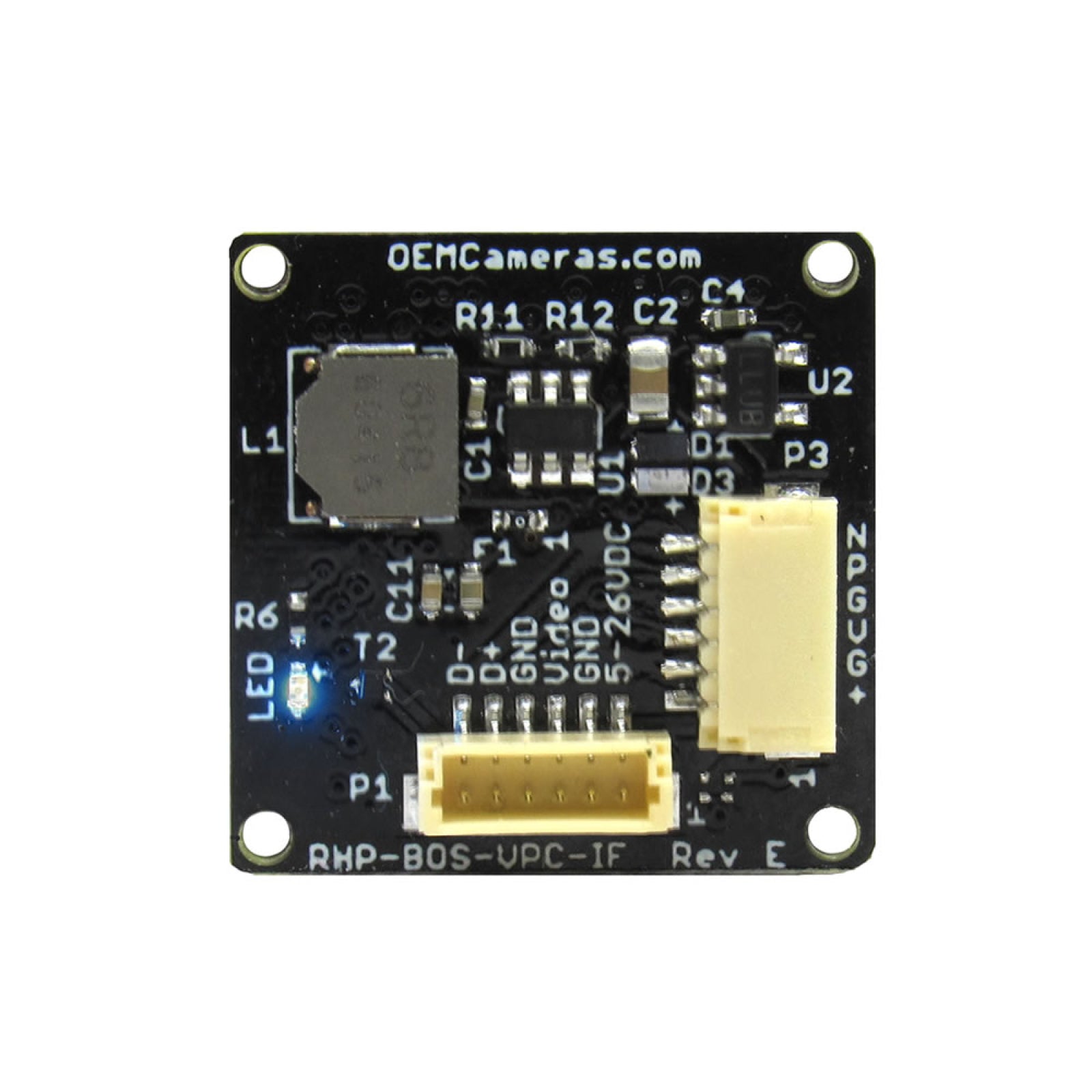 Low Profile BOSON VPC Interface Module with optional EXT. Sync in/out