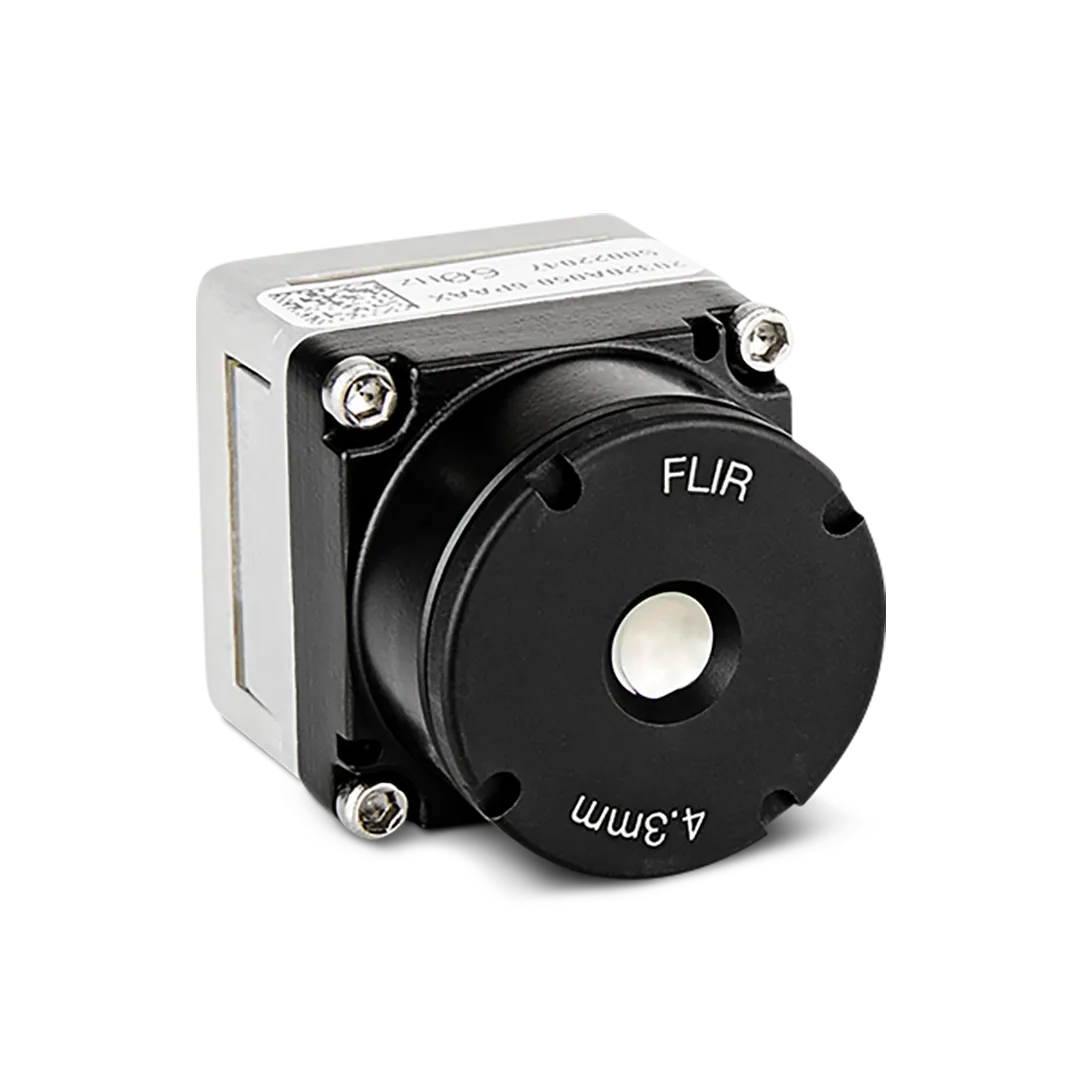 Image of FLIR Boson with Shutter 320 Thermal Resolution, Wide Lens, 50°  FOV, 4.3mm Fast Frame Rate Consumer Grade used in thermal imaging applications.