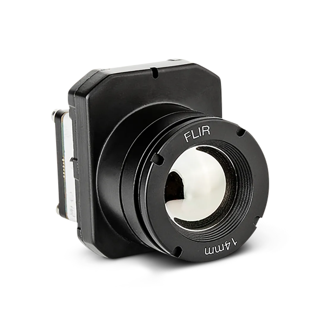 Image of FLIR Boson with Shutter 640 Thermal Resolution, Wide Lens, 32° FOV, 14mm Fast Frame Rate Industrial Grade used in thermal imaging applications.