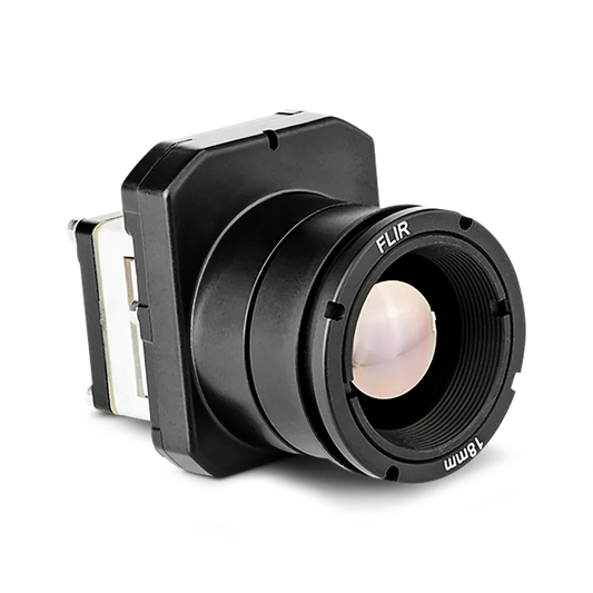 Image of FLIR Boson with Shutter 640 Thermal Resolution, Wide Lens, 24° FOV, 18mm Fast Frame Rate Industrial Grade used in thermal imaging applications.