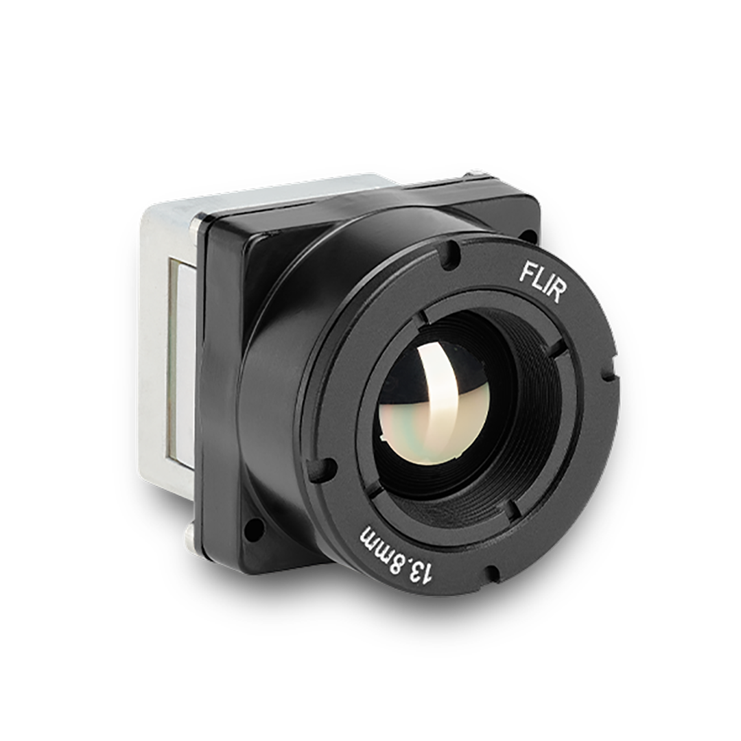 Image of FLIR Boson+ with Shutter 320 Thermal Resolution, Wide Lens, 16° FOV, 13.8mm Fast Frame Rate Industrial Grade used in thermal imaging applications.