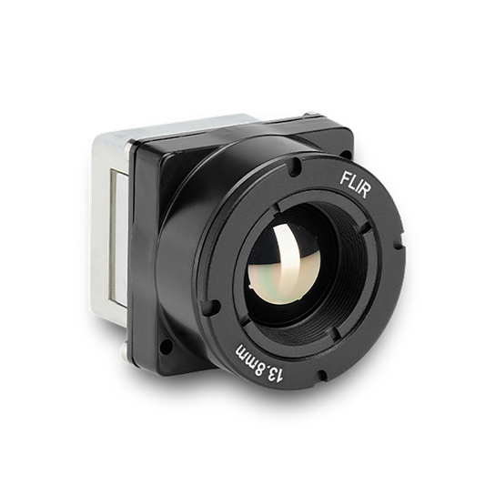 Image of FLIR Boson+ with Shutter 320 Thermal Resolution, Wide Lens, 16° FOV, 13.8mm Fast Frame Rate Industrial Grade used in thermal imaging applications.