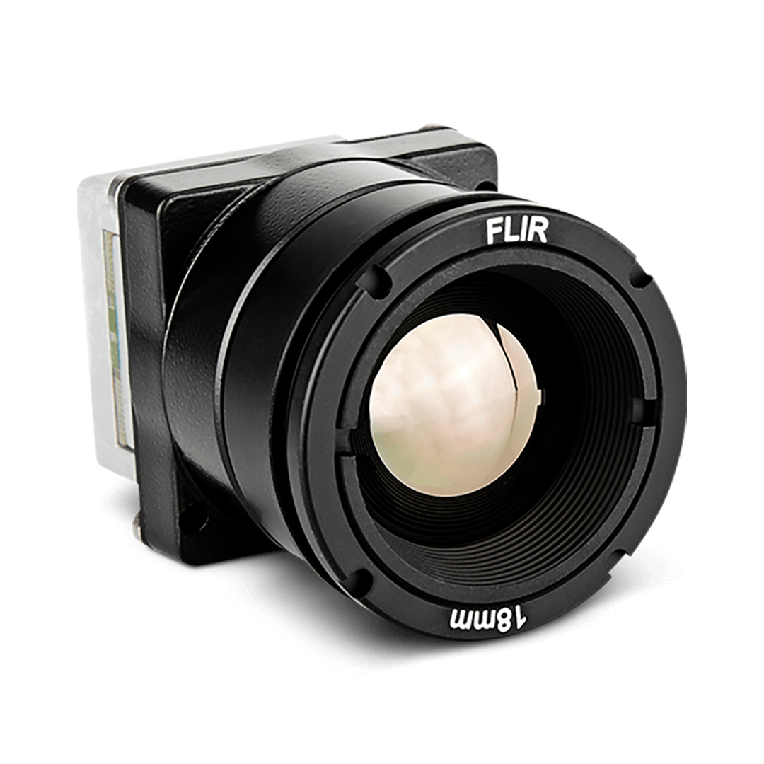 Image of FLIR Boson+ with Shutter 320 Thermal Resolution, Narrow Lens, 12° FOV, 18mm Fast Frame Rate Industrial Grade used in thermal imaging applications.