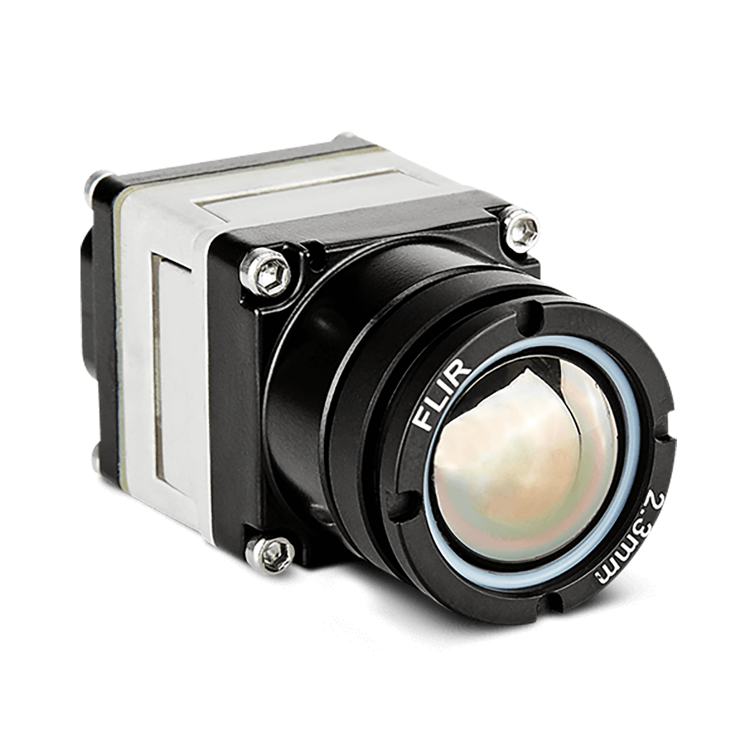 Image of FLIR Boson+ with Shutter 320 Thermal Resolution, Wide Lens, 92° FOV, 2.3mm Fast Frame Rate Industrial Grade used in thermal imaging applications.