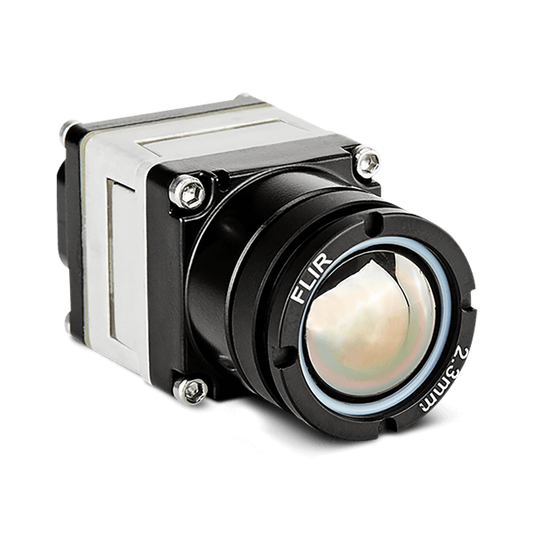 Image of FLIR Boson+ with Shutter 320 Thermal Resolution, Wide Lens, 92° FOV, 2.3mm Fast Frame Rate Industrial Grade used in thermal imaging applications.