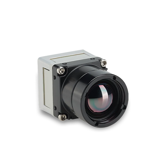 Image of FLIR Boson+ with No Shutter 640 Thermal Resolution, Wide Lens, 32° FOV, 14mm Fast Frame Rate Industrial Grade used in thermal imaging applications.