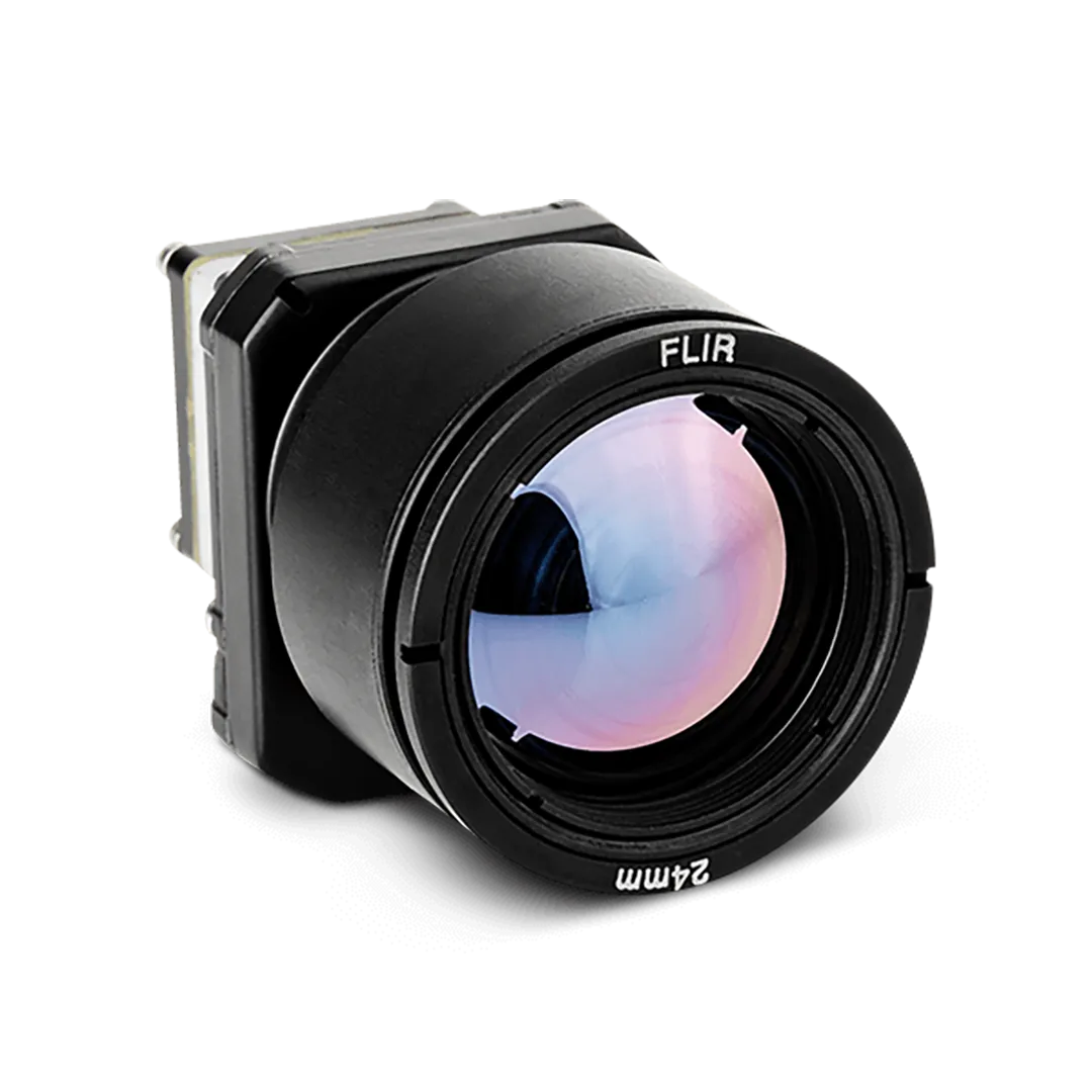 Image of FLIR Boson+ with Shutter 640 Thermal Resolution, Wide Lens, 18° FOV, 24.4mm Fast Frame Rate Industrial Grade used in thermal imaging applications.