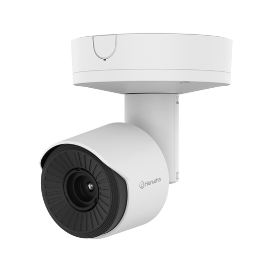 Hanwha TNO-C3010TRA/TNO-C3012TRA/TNO-C3020TRA/TNO-C3022TRA/TNO-C3030TRA/TNO-C3032TRA AI QVGA Radiometric Bullet - left angle view