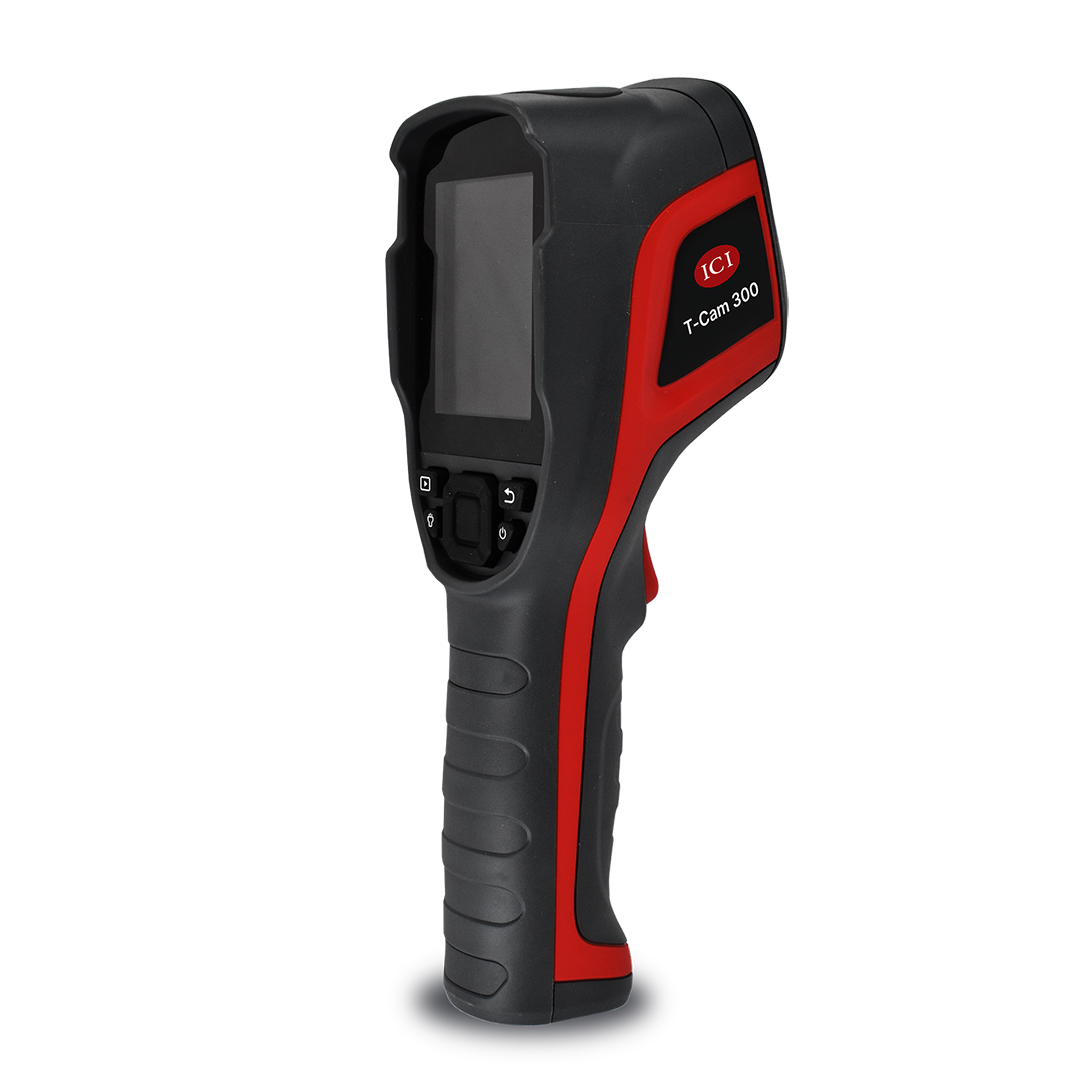 Image of ICI T-Cam 300 P-Series IR Camera | LWIR Handheld Thermal Camera   Fast Video Industrial Range 56 FOV 3.2mm EFL 2MP Visible Camera used in thermal imaging applications.